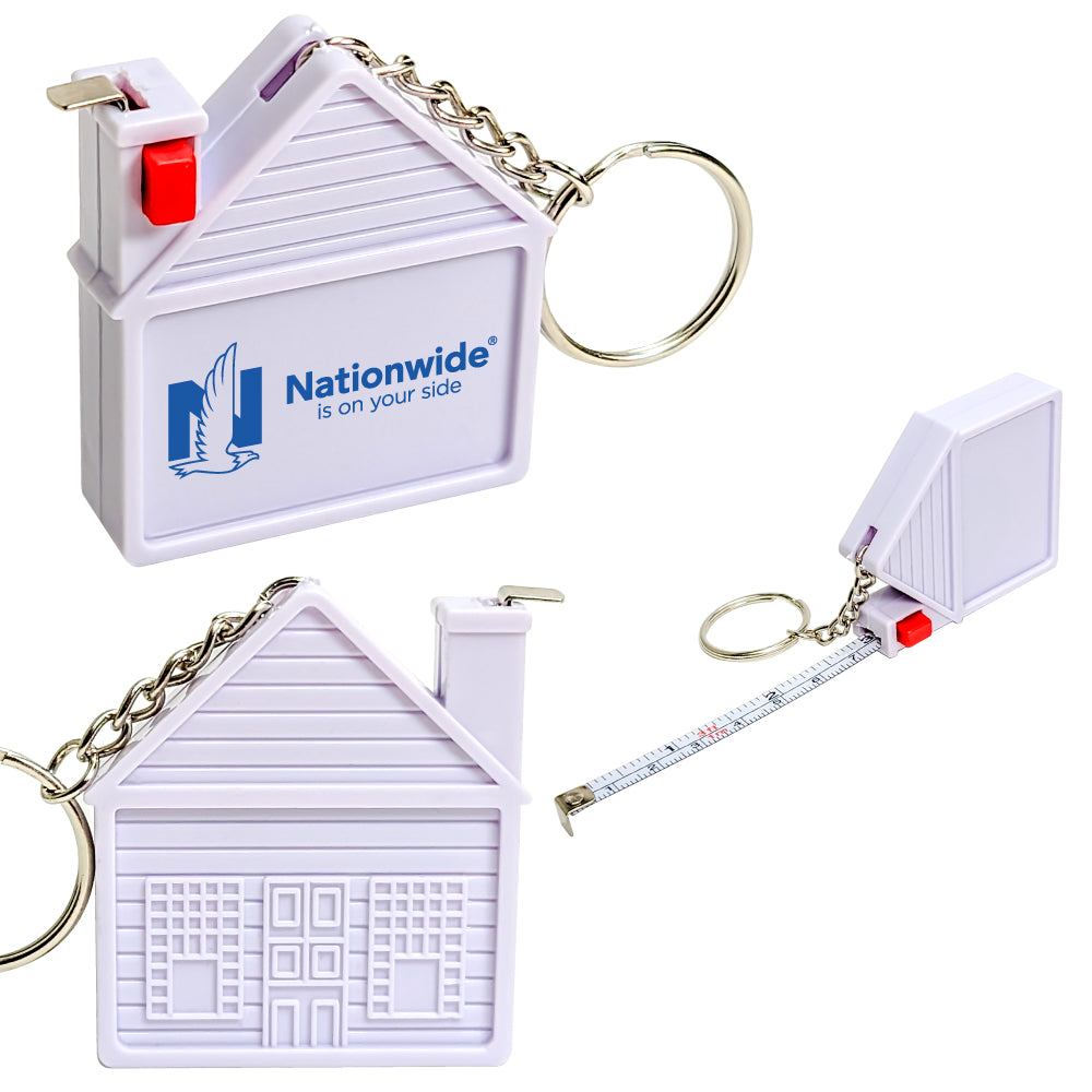 MI-305HS  HOUSE SHAPE MEASURING TAPE KEYCHAIN