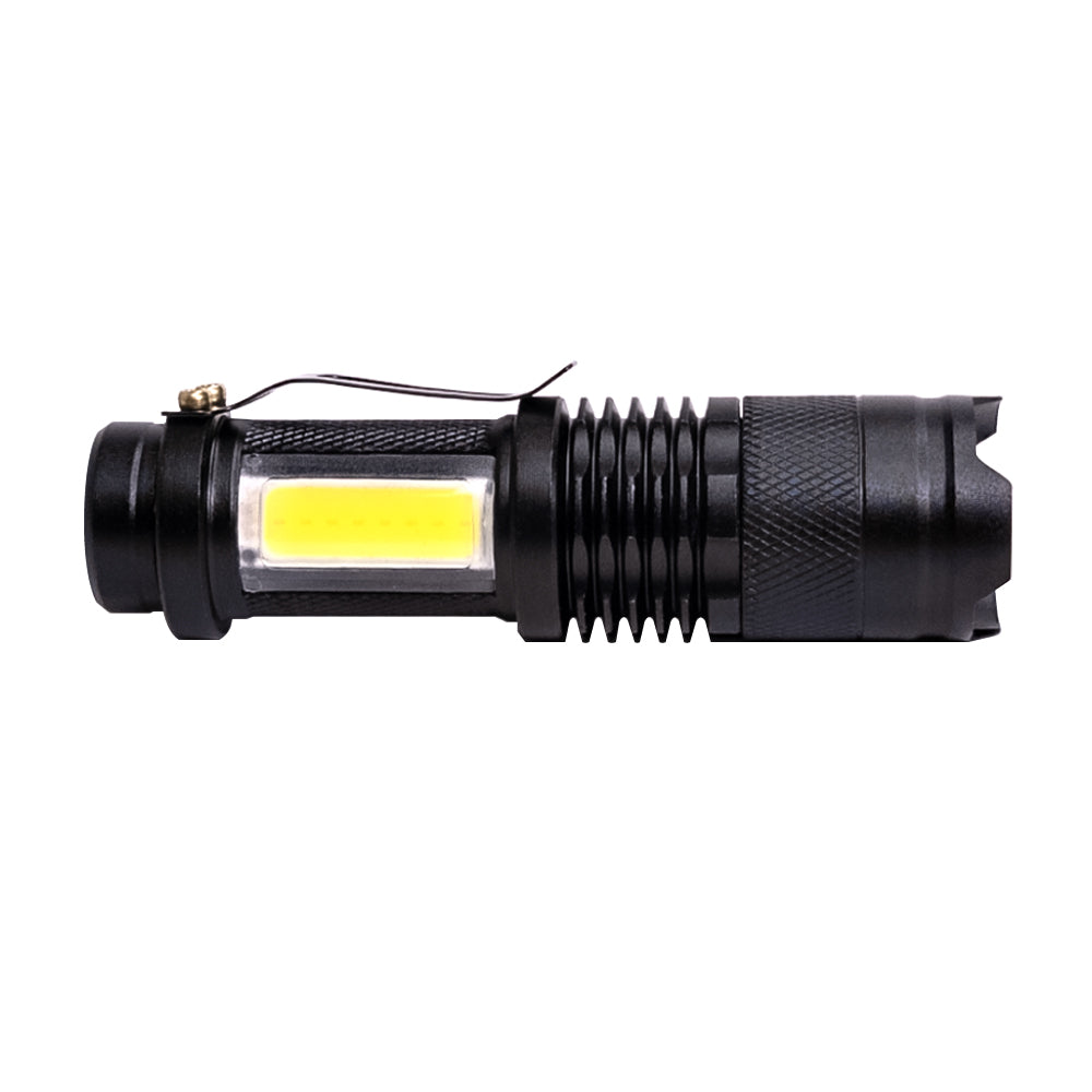 MI-9035  ADJUSTABLE FOCUS LED FLASHLIGHT W/ CLIP