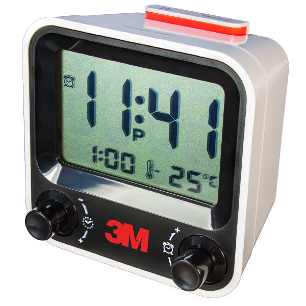 AQ-73  EASY SET ALARM CLOCK WITH THERMOMETER