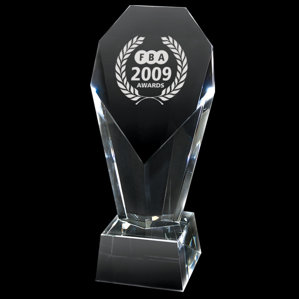 C-347M  CRYSTAL TROPHY (SMALL HEART)
