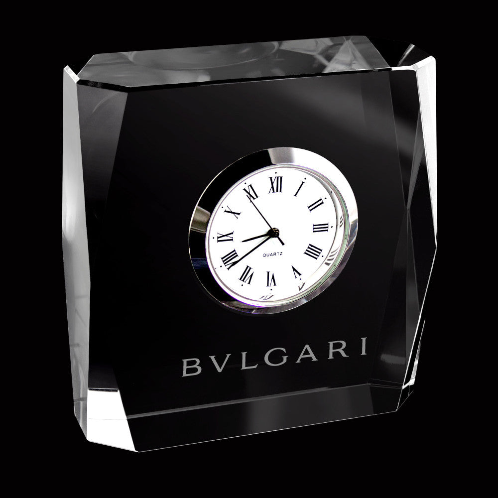 C-3680  MINI DESIGNER CRYSTAL SQUARE CLOCK