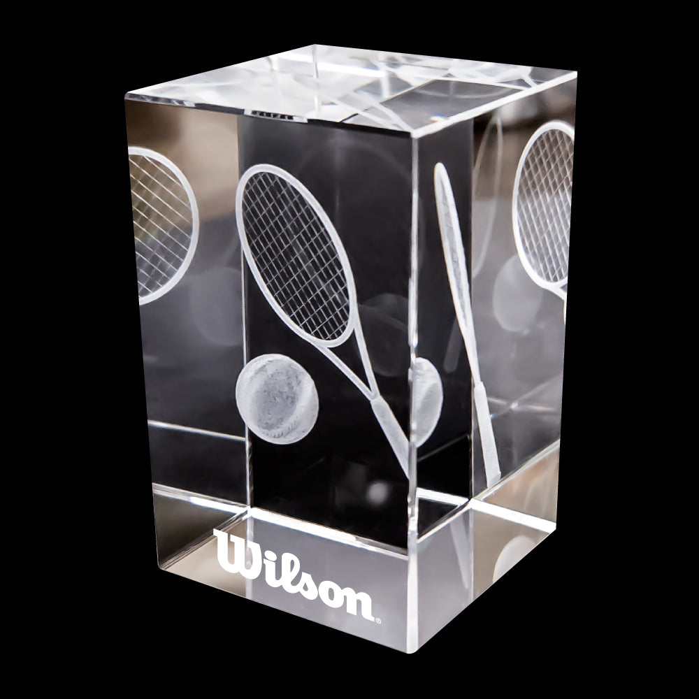 C-390TN  3D CRYSTAL TENNIS BLOCK