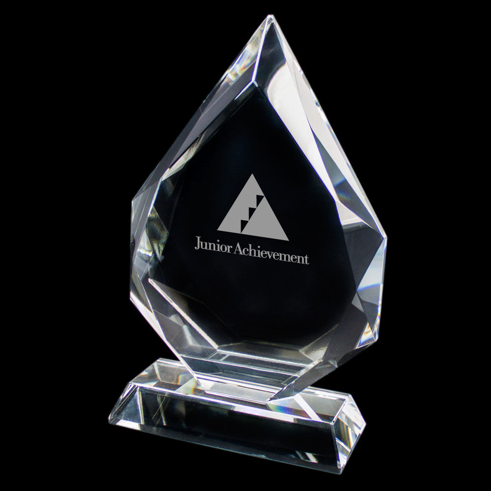 C-647L  LARGE WIDE CRYSTAL AWARD