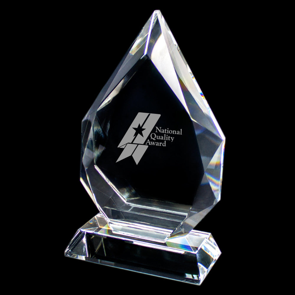 C-647M  SMALL WIDE CRYSTAL AWARD