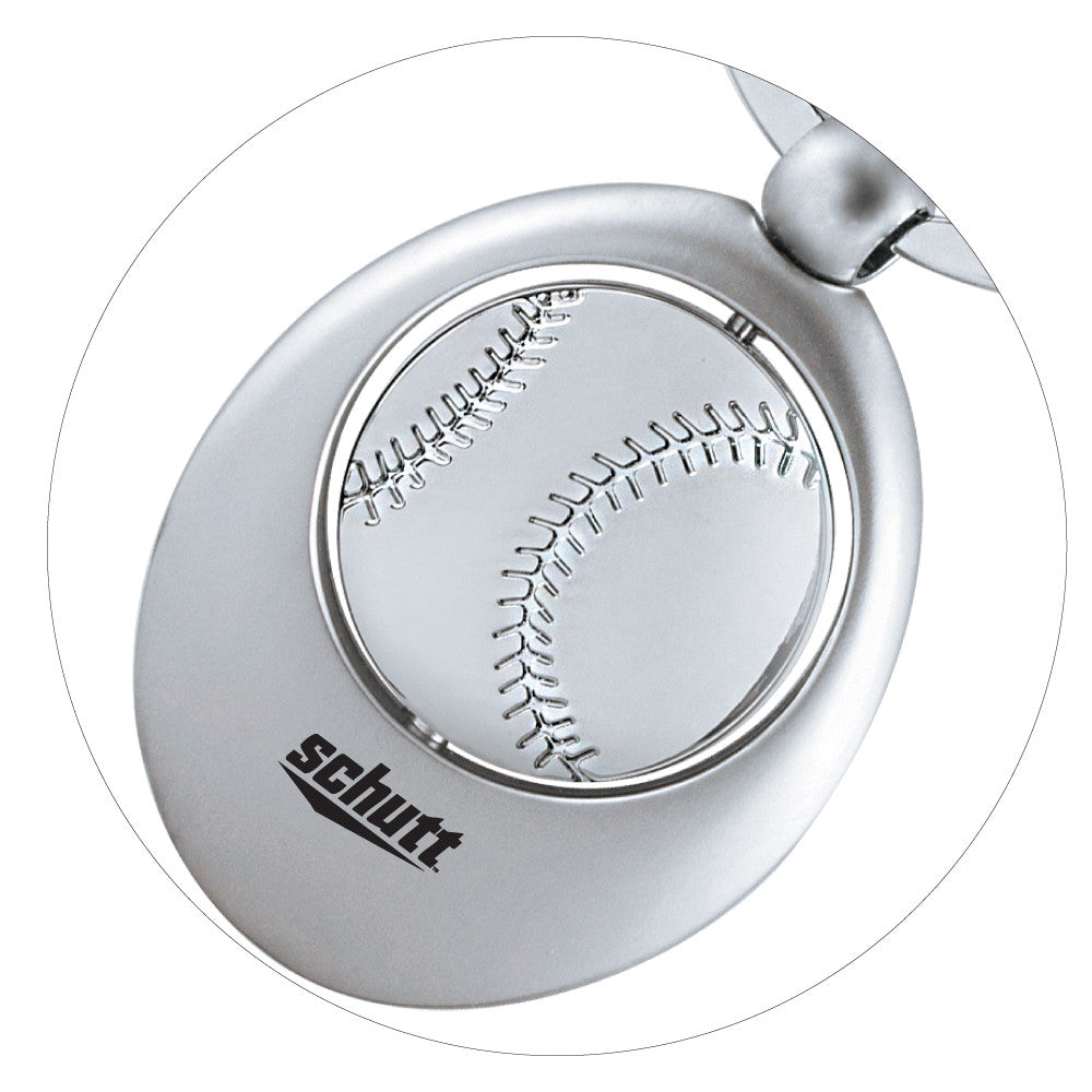 MI-0186BA  BASEBALL SWIVEL SPORTS KEY CHAIN