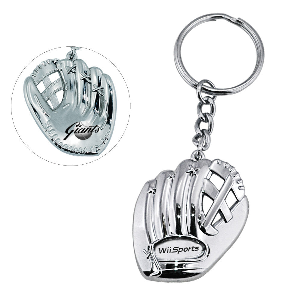 MI-0328  BASEBALL GLOVE KEY CHAIN