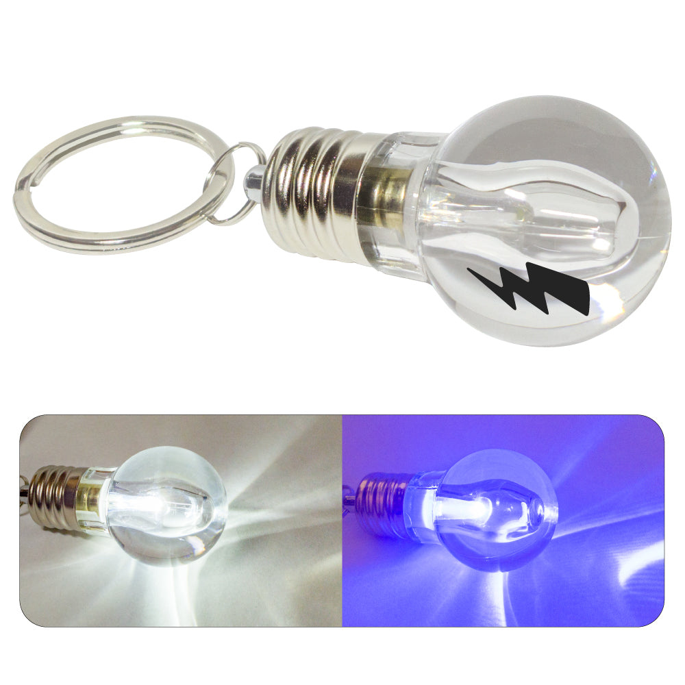 Mini LED Keychain Light – Strong Bulb, Batteries Included (5 Colors)