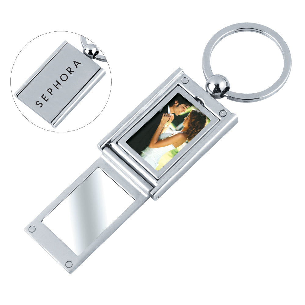 MI-1063  RECTANGLE PHOTO FRAME/ MIRROR KEY CHAIN