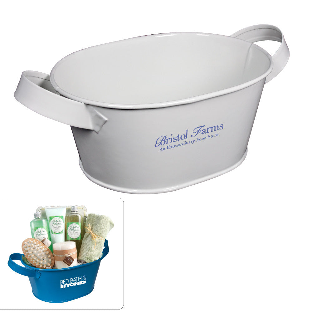 MI-1122  OVAL METAL BUCKET