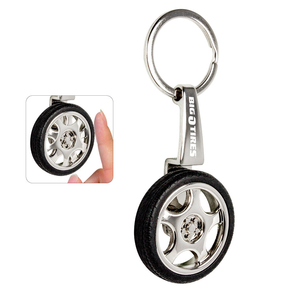 MI-1202  SPINNING TIRE KEY CHAIN