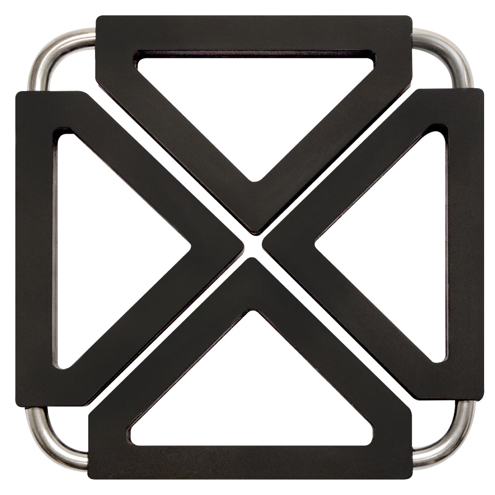 MI-1245  SILICONE TRIVET WITH METAL FRAME