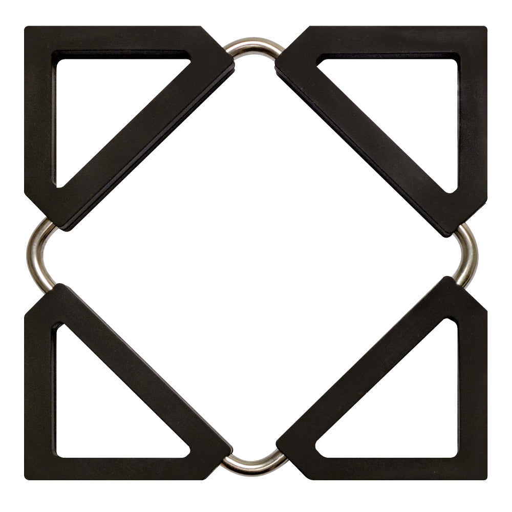 MI-1245  SILICONE TRIVET WITH METAL FRAME
