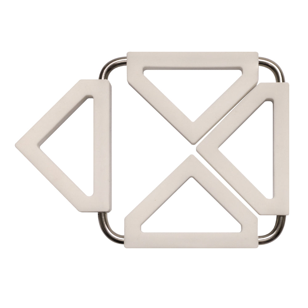 MI-1245  SILICONE TRIVET WITH METAL FRAME