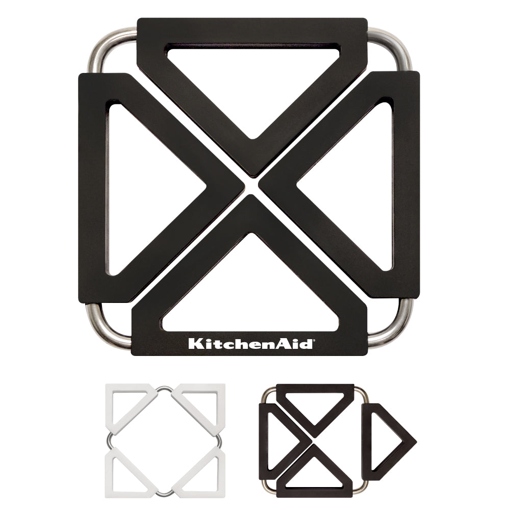 MI-1245  SILICONE TRIVET WITH METAL FRAME