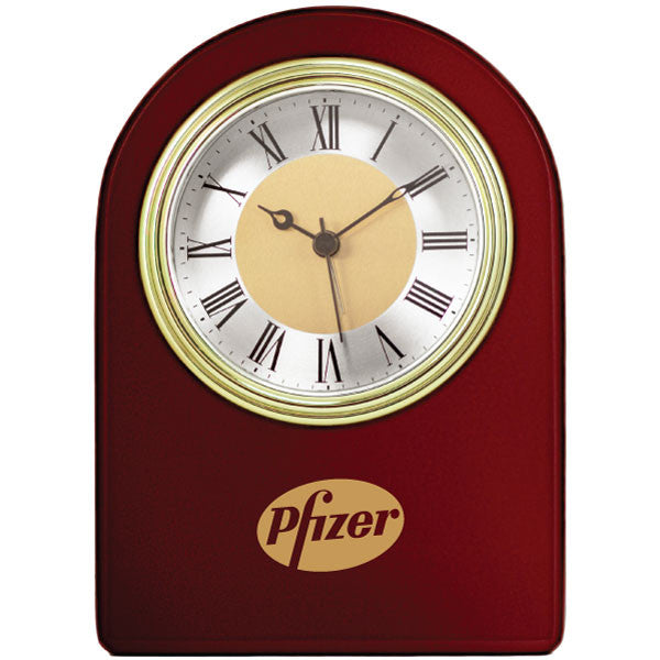MI-141  WOODEN ARCH CLOCK