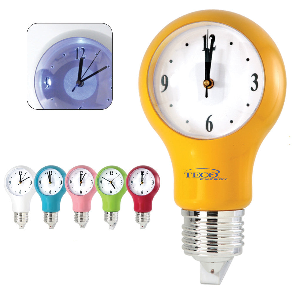 MI-1818  LIGHT BULB WALL CLOCK