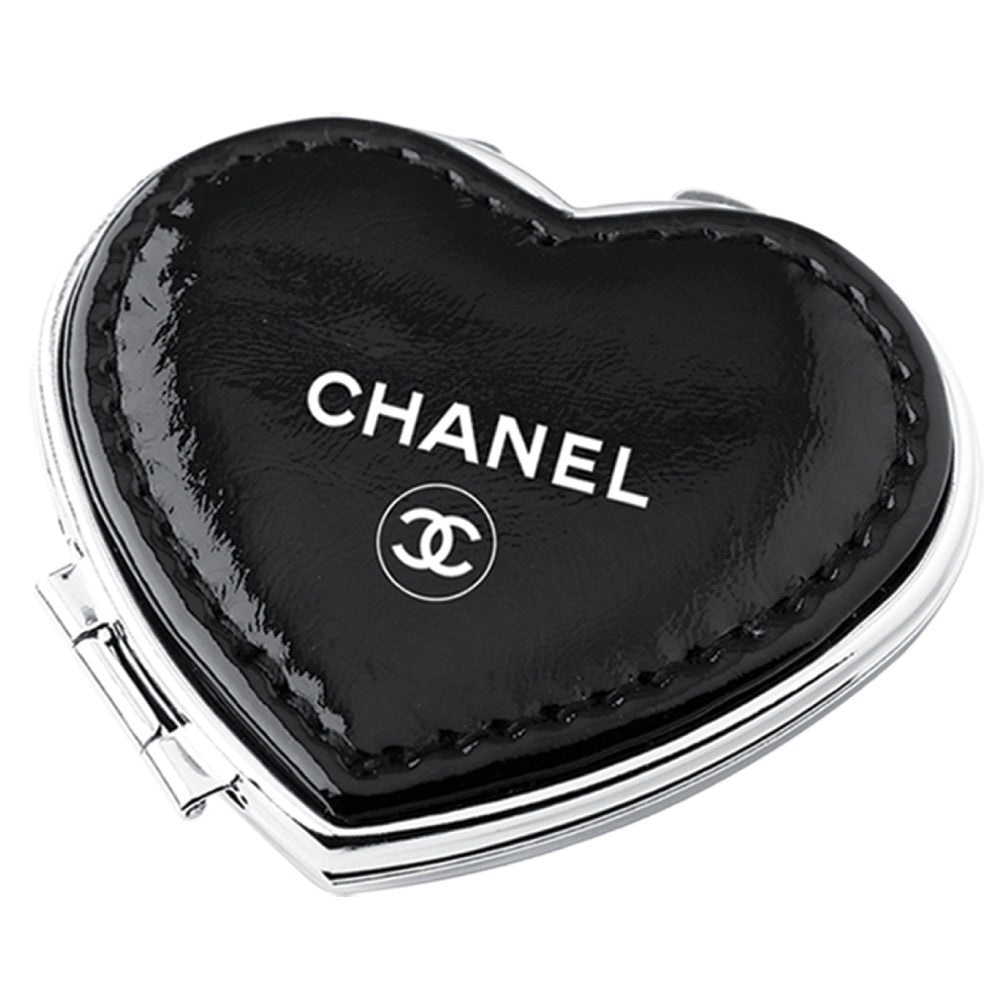 MI-1847 HEART COMPACT MIRROR IN SOFT PU LEATHER