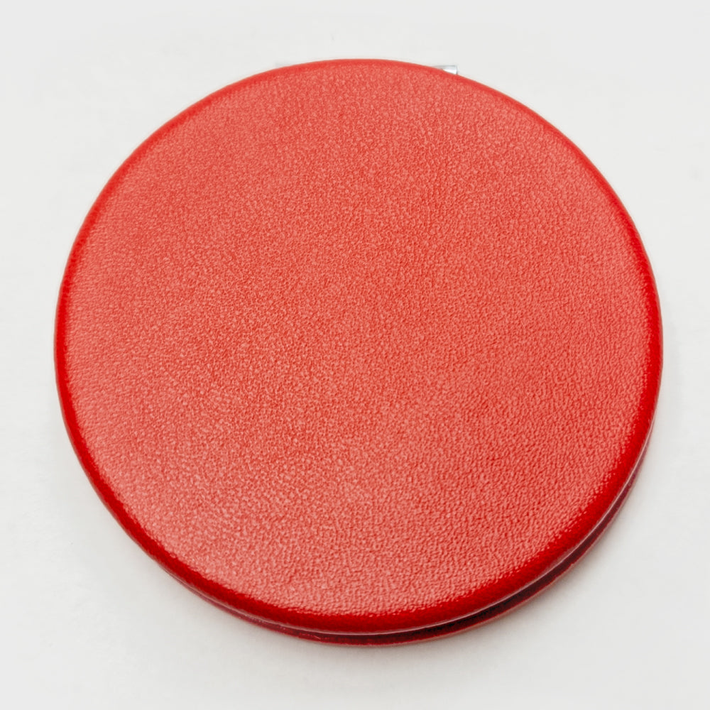 MI-1857  PU LEATHER ROUND COMPACT MIRROR