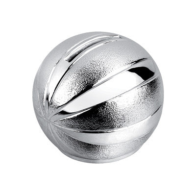 MI-2365  SILVER PLATED BASKETBALL BANK