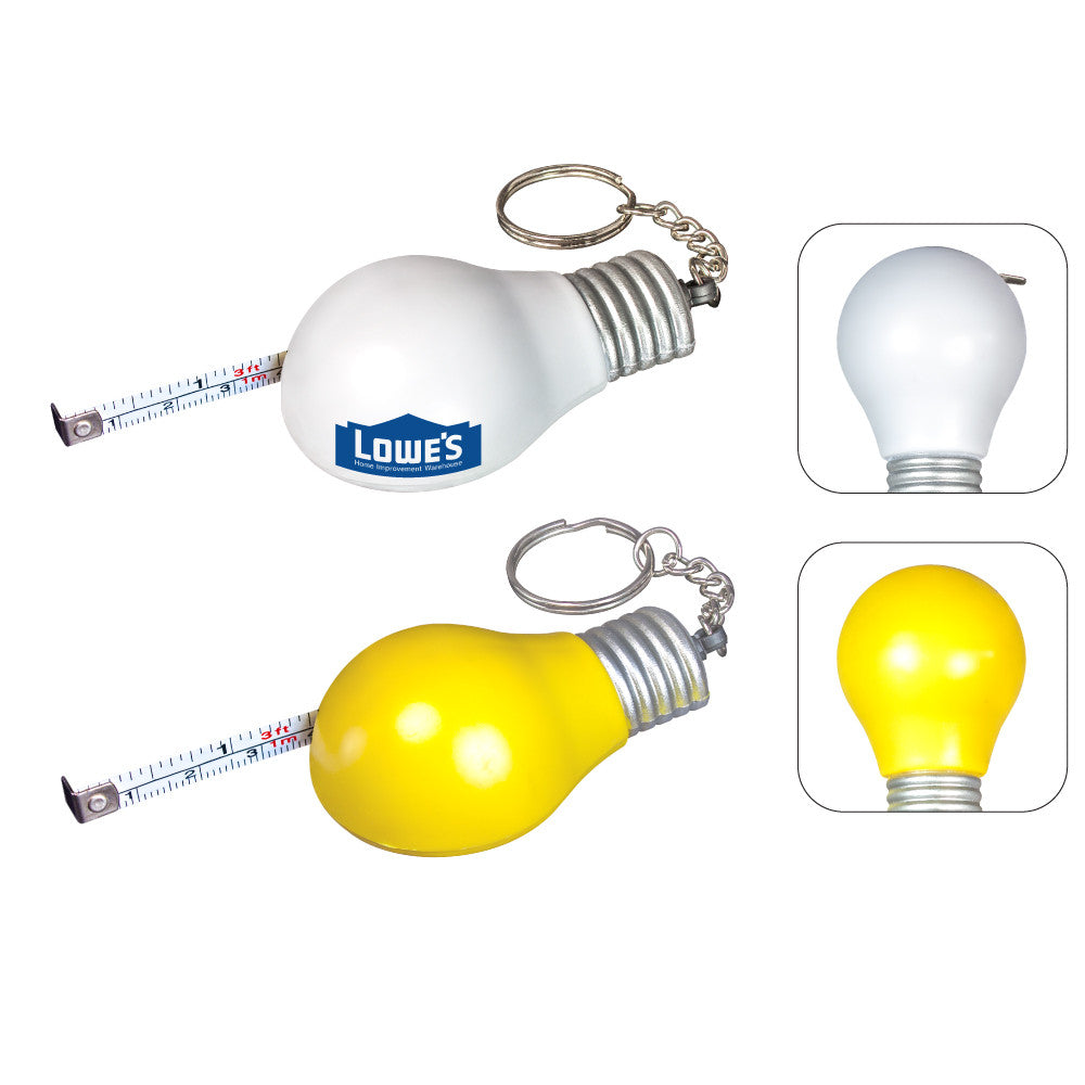 MI-305LB  LIGHT BULB MEASURING TAPE KEYCHAIN