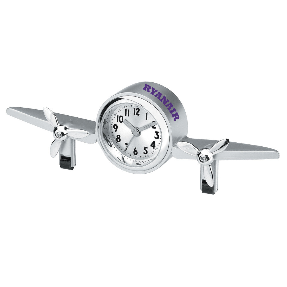 MI-3085  METAL AIRPLANE CLOCK