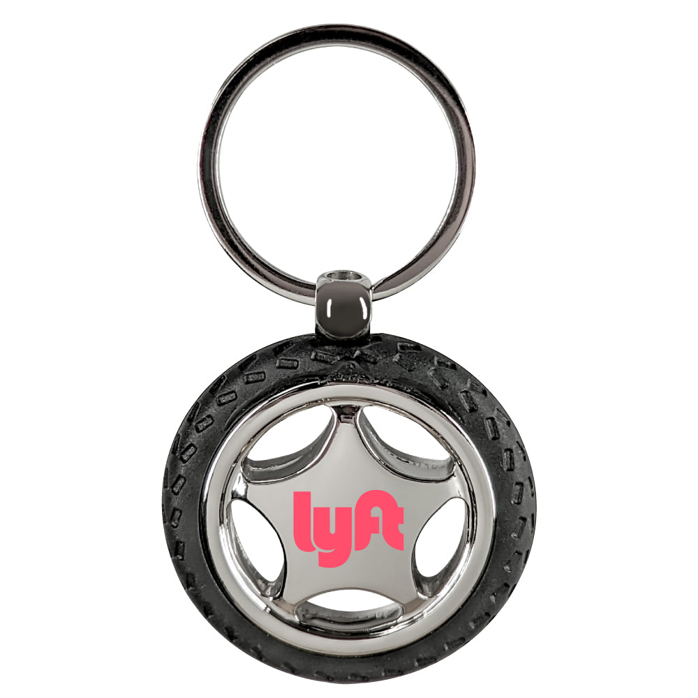 MI-3161  RUBBER/ METAL TIRE KEY CHAIN