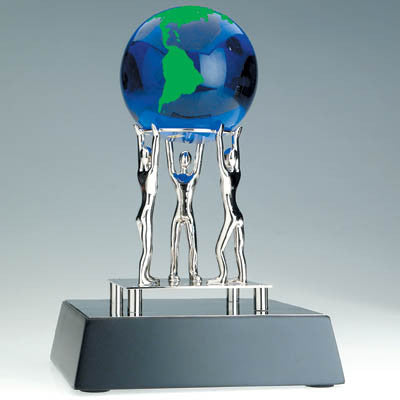 MI-3200G  TOGETHER WE CAN AWARD W/ GREEN GLOBE