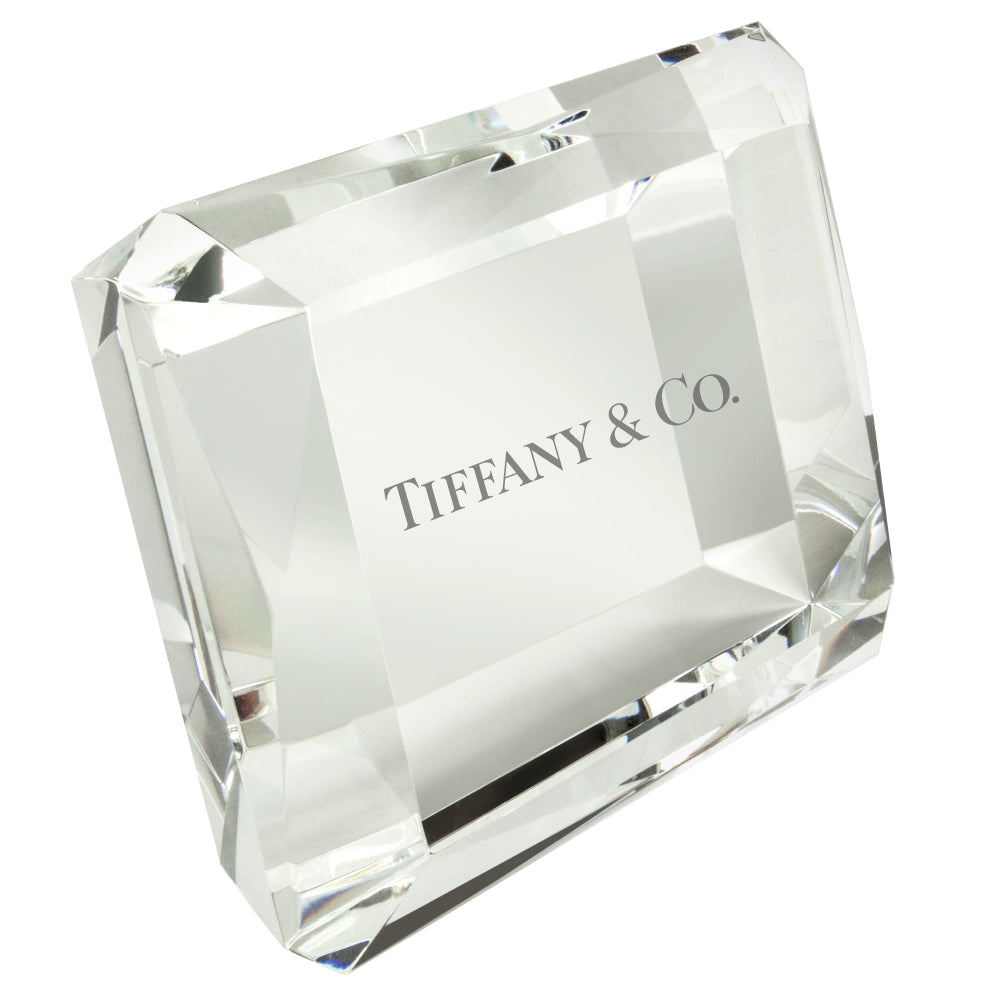C-320  CRYSTAL RECTANGLE PAPERWEIGHT