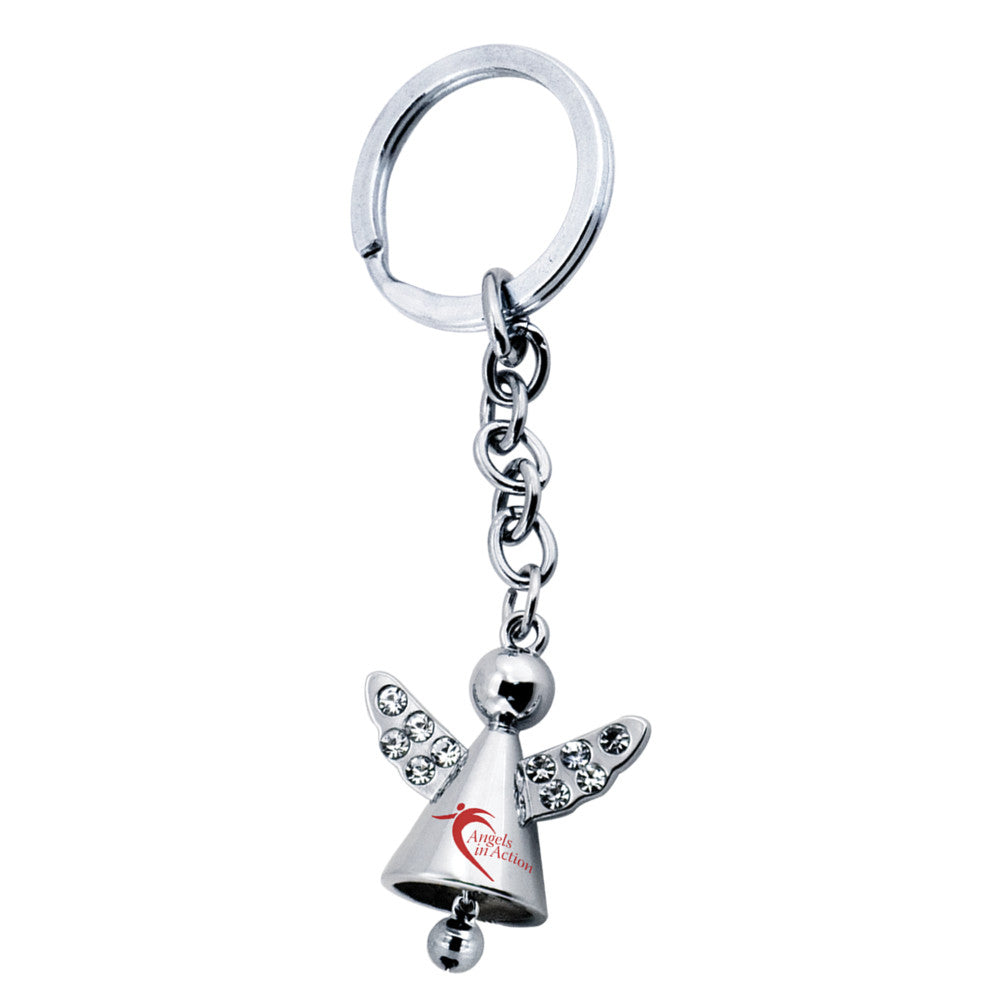 MI-357  ANGEL JEWELRY KEYCHAIN WITH JINGLING BELL