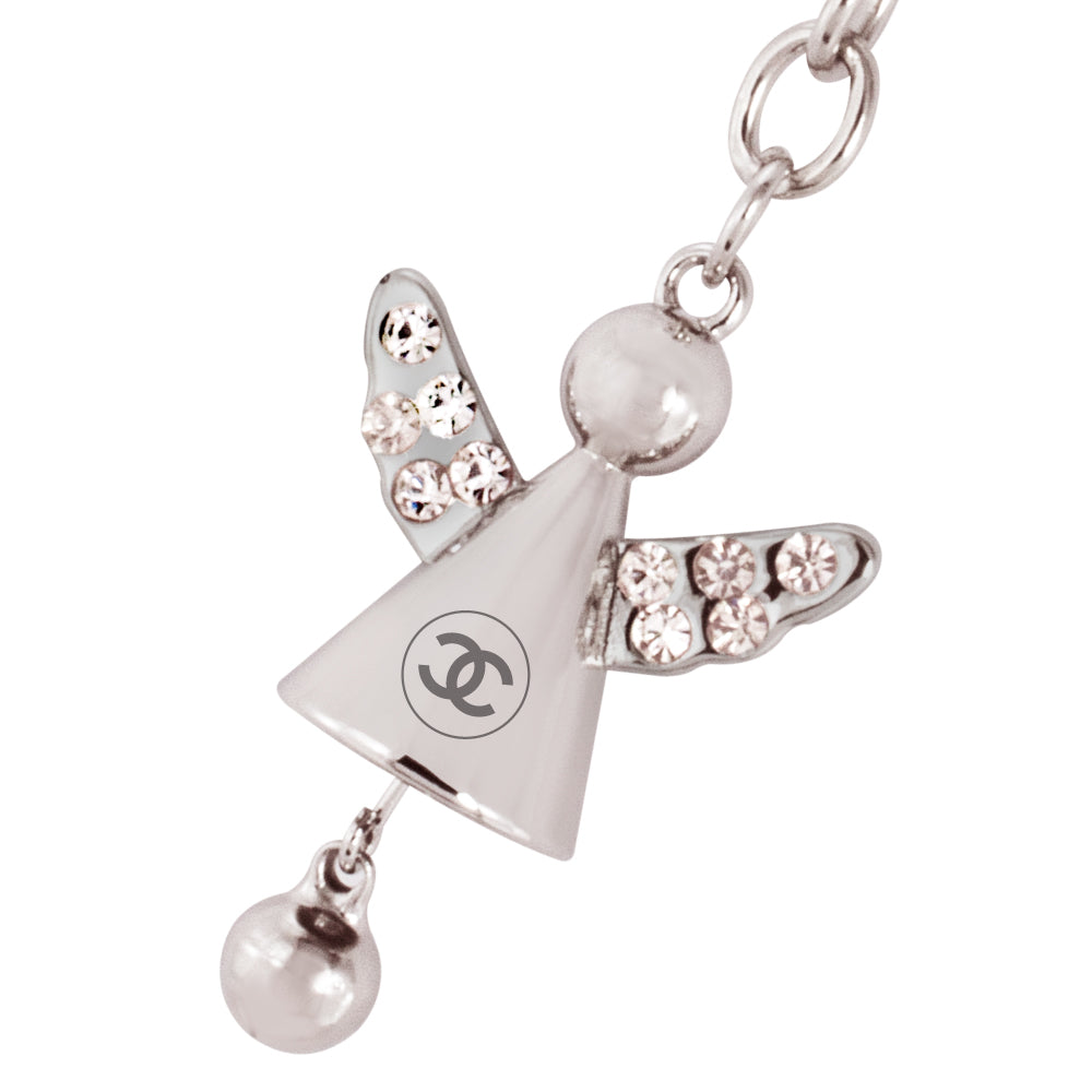 MI-357  ANGEL JEWELRY KEYCHAIN WITH JINGLING BELL