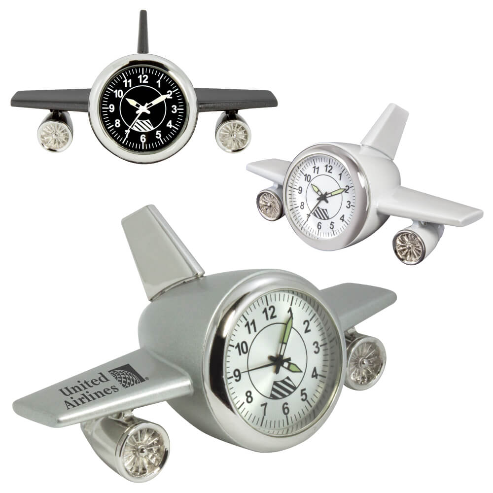 MI-3627  ALTIMETER AIRPLANE DESK CLOCK