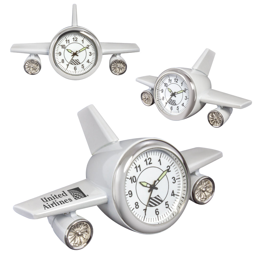 MI-3627  ALTIMETER AIRPLANE DESK CLOCK