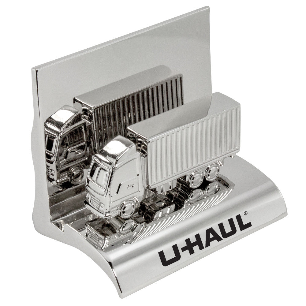 MI-3668CN  CHROME METAL BUSINESS CARD HOLDER - CONTAINER