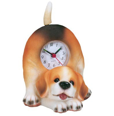 MI-4040DG  DOG CLOCK WITH SWINGING TAIL