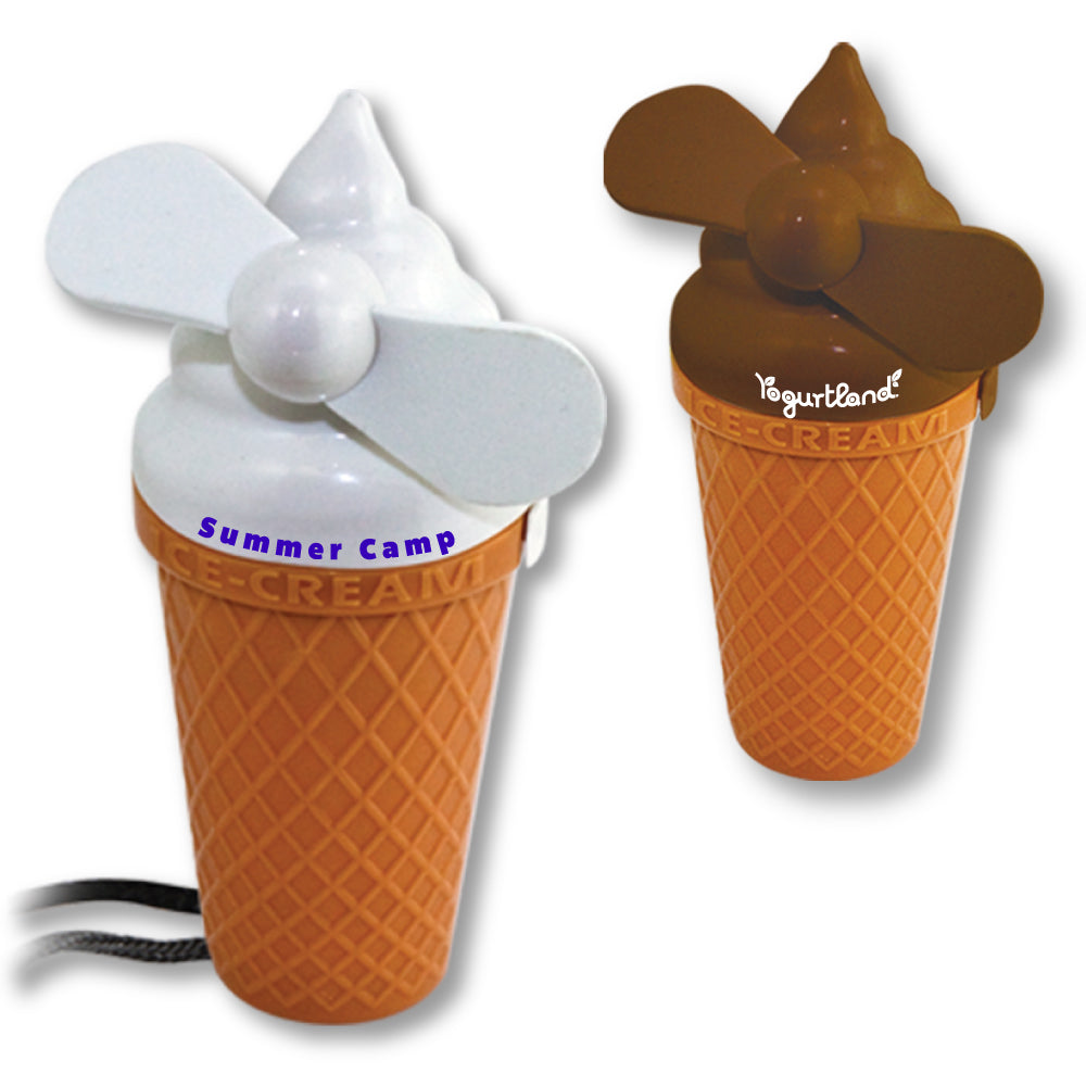 MI-5057  ICE CREAM FAN WITH LANYARD