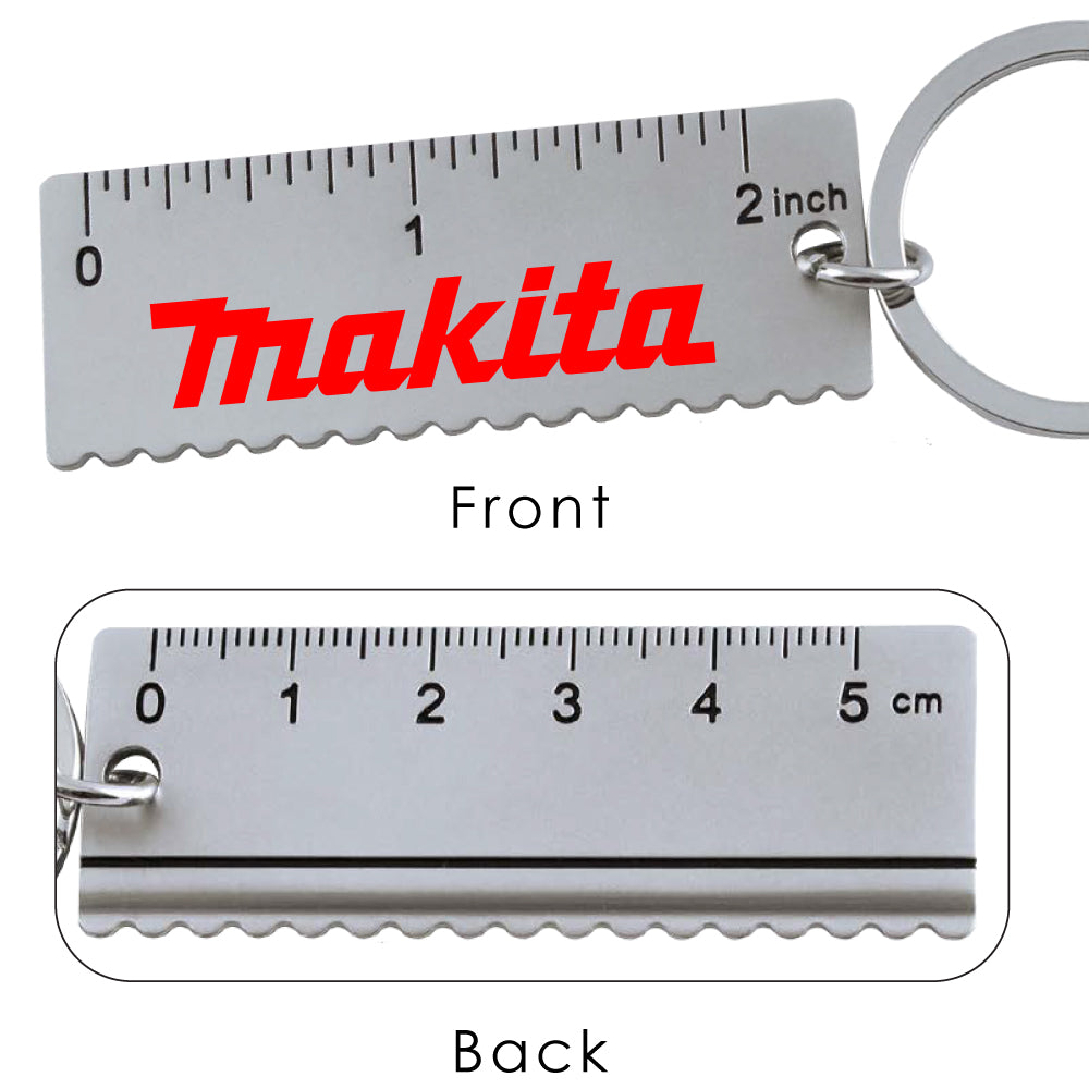 MI-593  METAL RULER TOOL KEYCHAIN