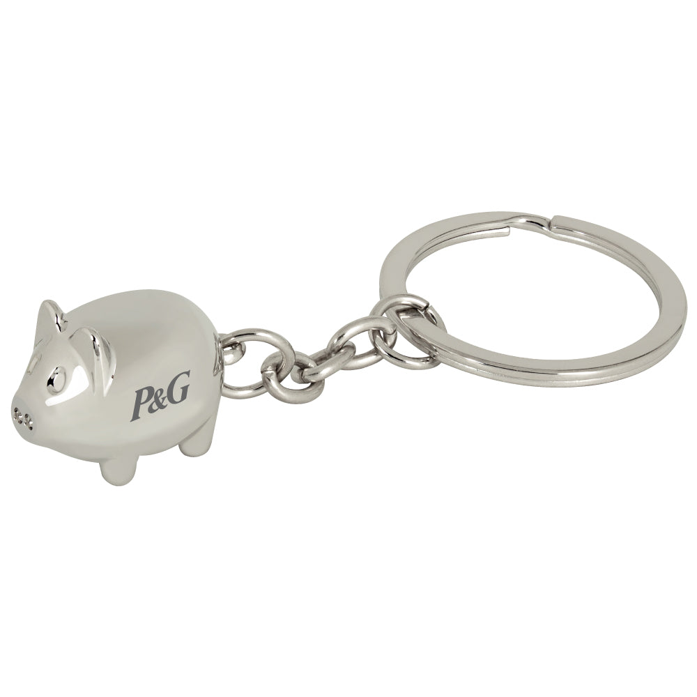 MI-6227  METAL PIG KEYCHAIN