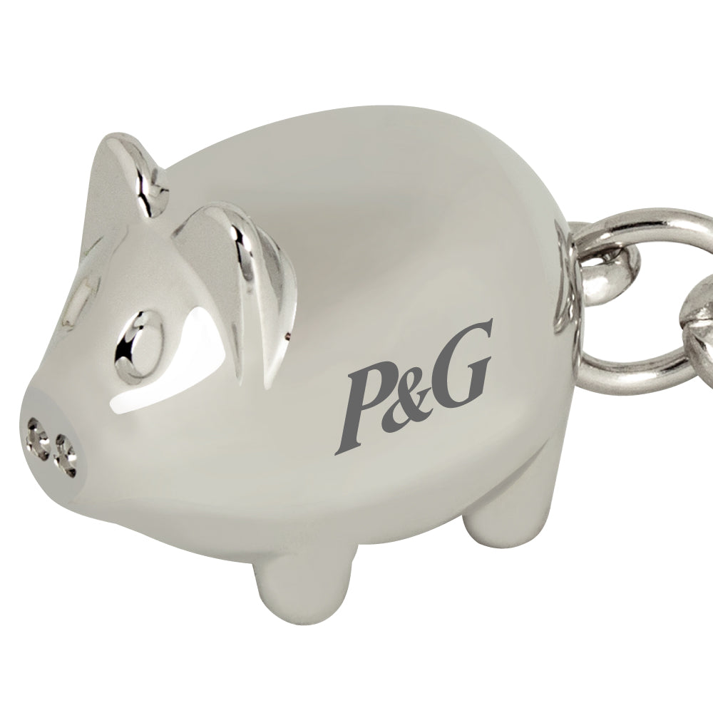 MI-6227  METAL PIG KEYCHAIN