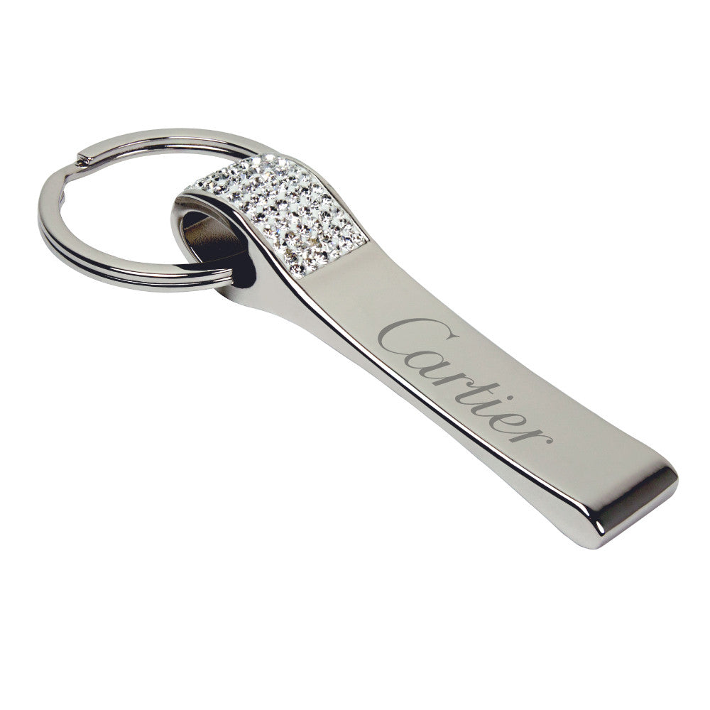 MI-6377  STRIP CRYSTAL KEYCHAIN