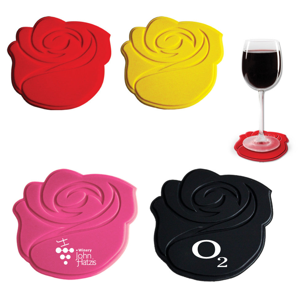 MI-7163  SILICONE ROSE COASTER