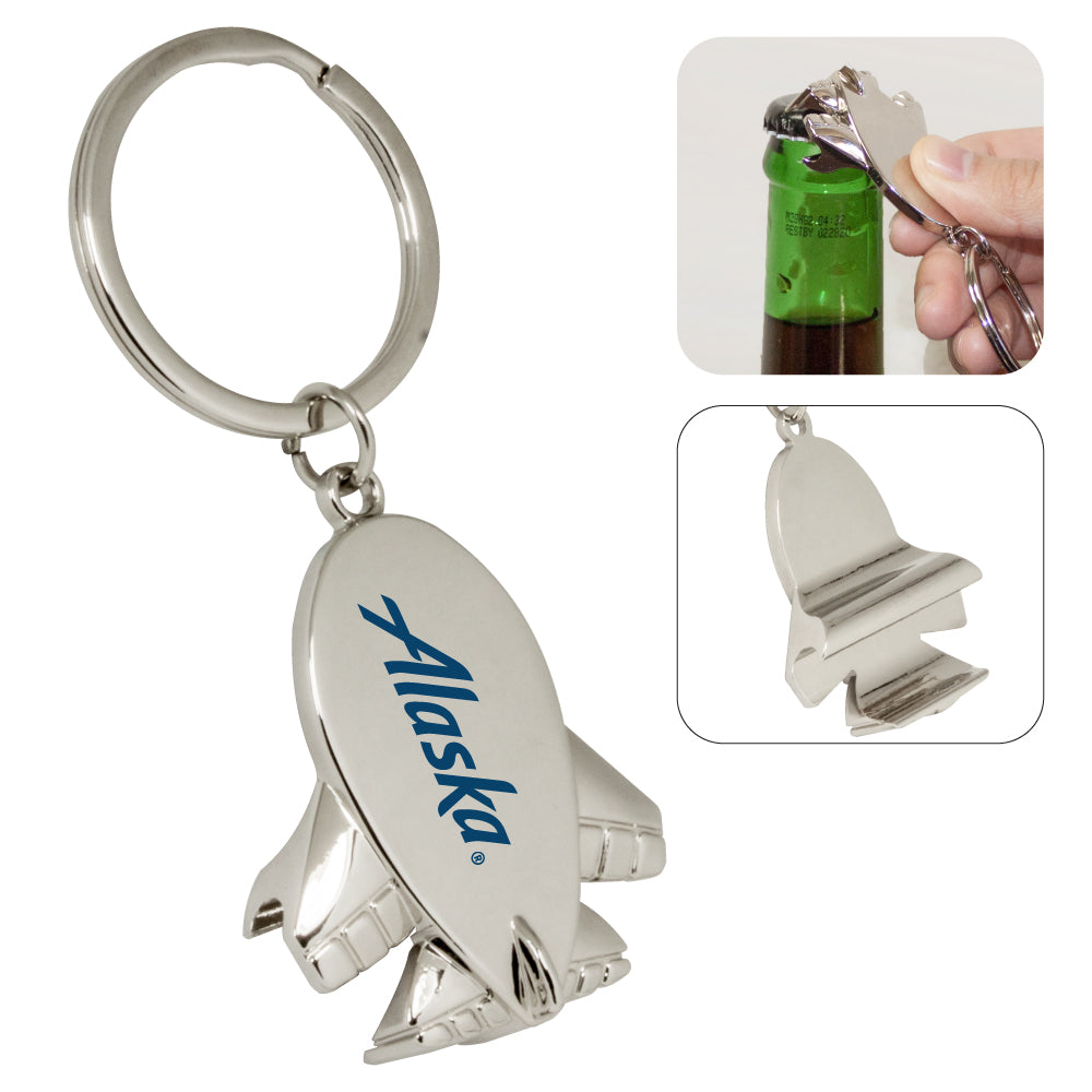 MI-757  AIRPLANE BOTTLE OPENER KEYCHAIN