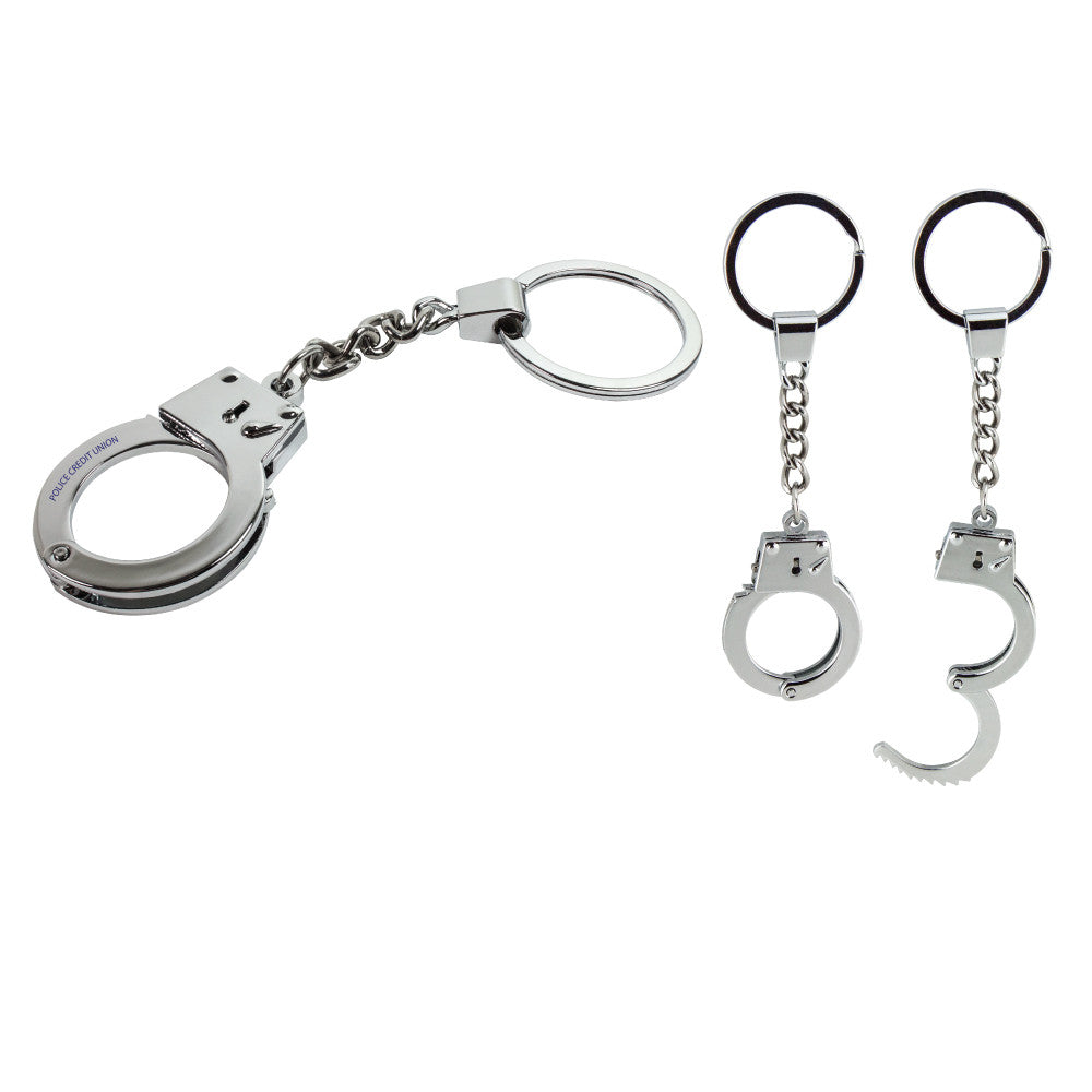 MI-7643  METAL HANDCUFF KEYCHAIN
