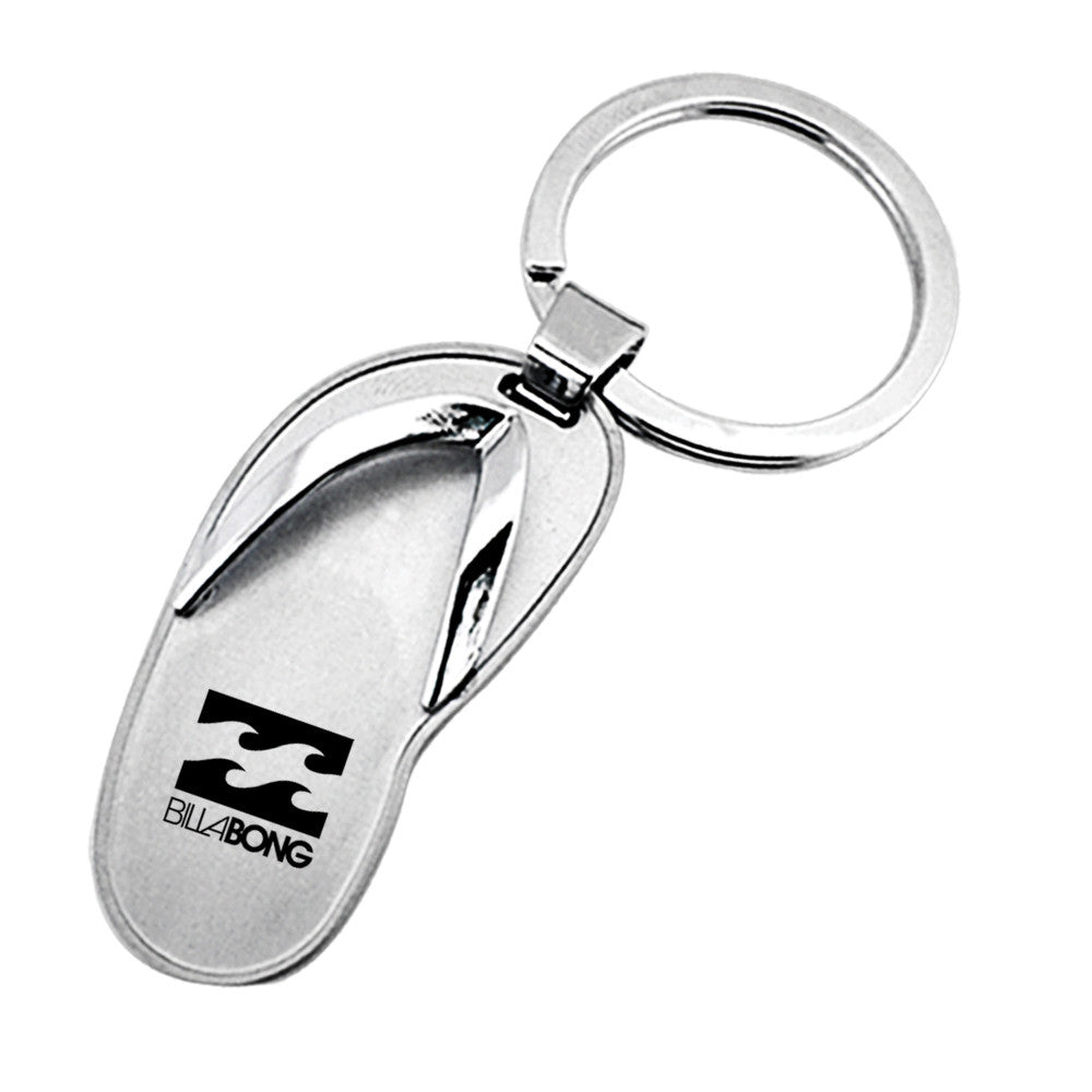 MI-8254  METAL FLIP-FLOP SANDAL KEYCHAIN