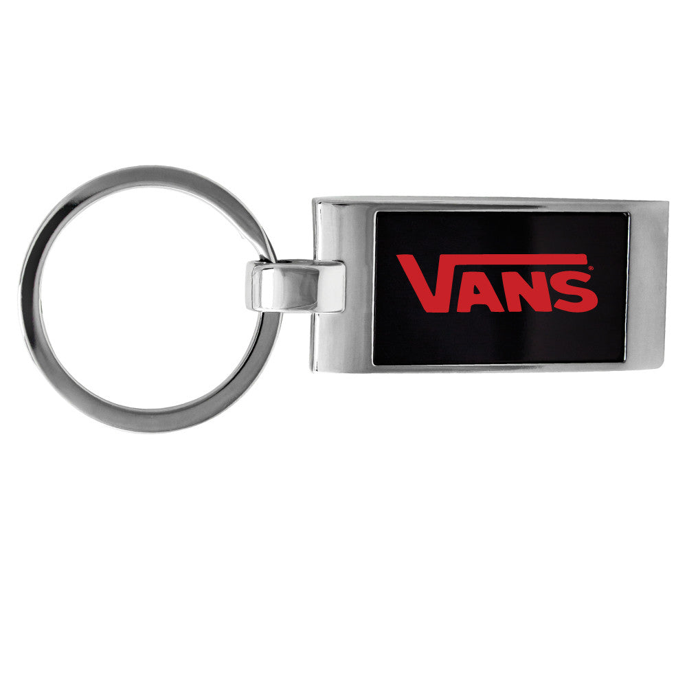 MI-9747  BLACK METAL RECTANGLE KEYCHAIN